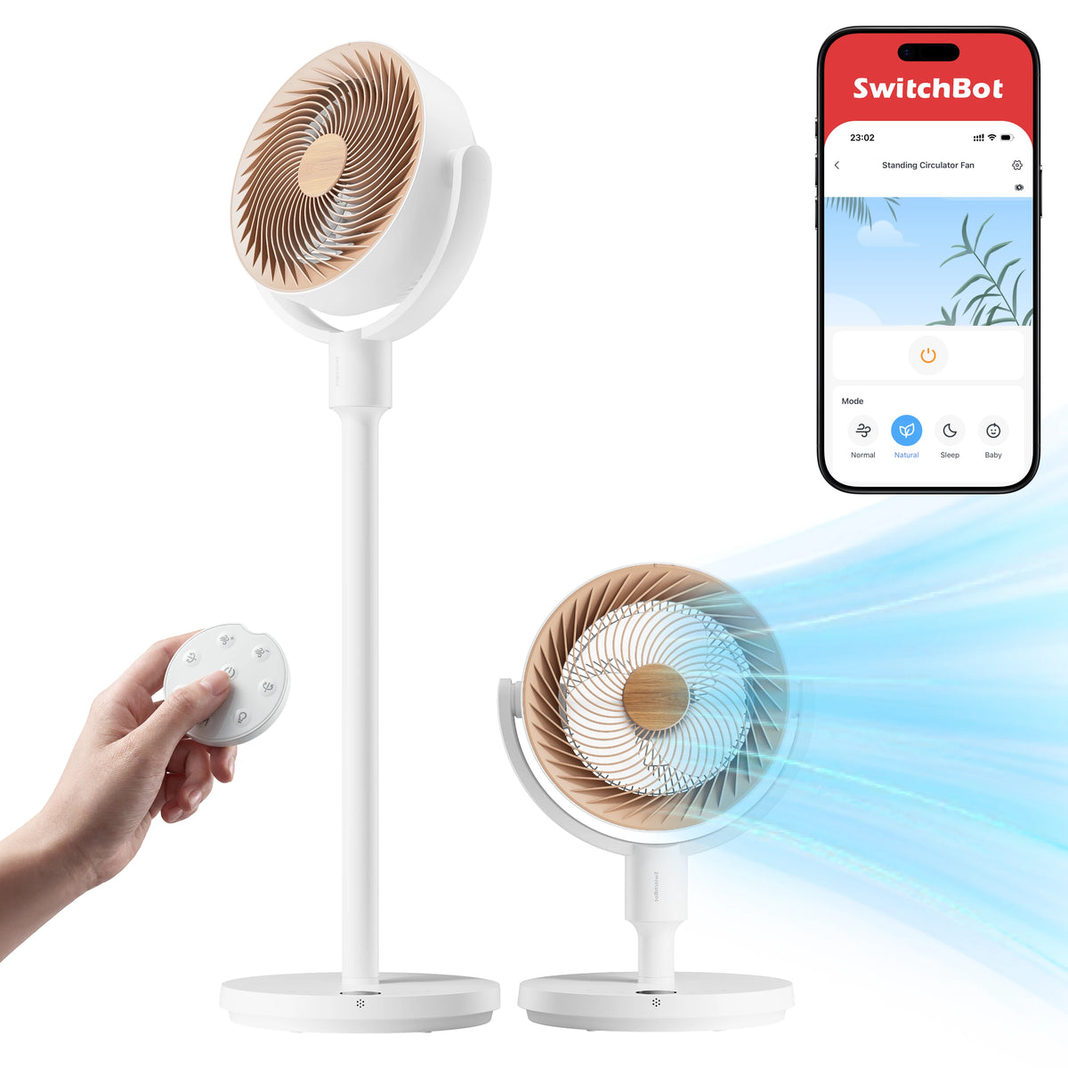 り*ん様 SwitchBot Battery Circulator Fan SwitchBot Standing Circulator Fan | SwitchBot Canada