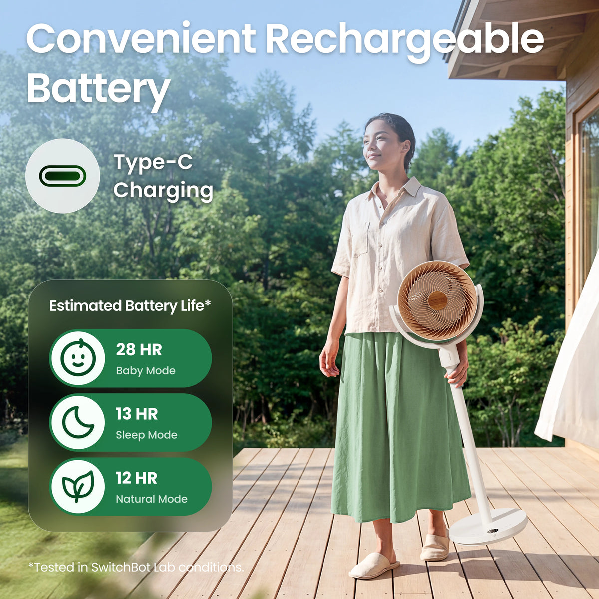 SwitchBot Standing Circulator Fan | SwitchBot Canada