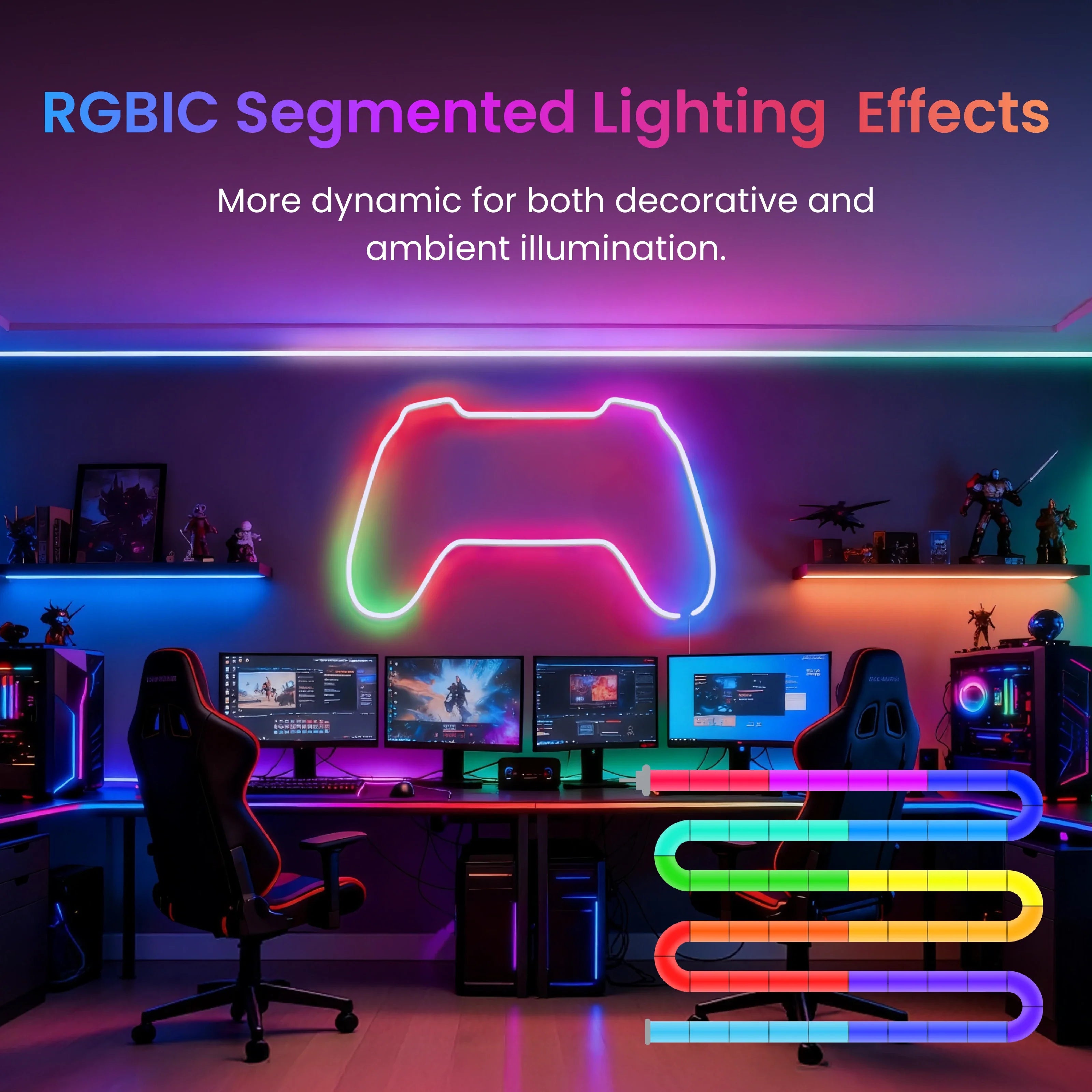 SwitchBot RGBIC Neon Rope Light