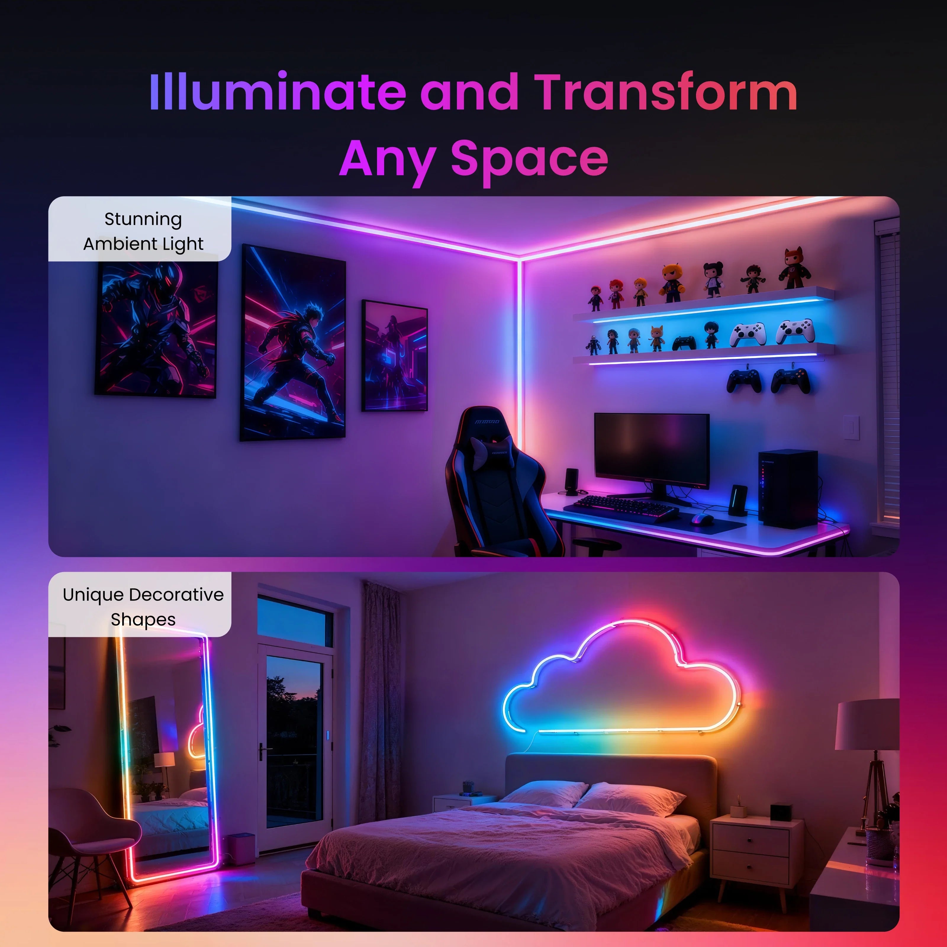 SwitchBot RGBIC Neon Rope Light