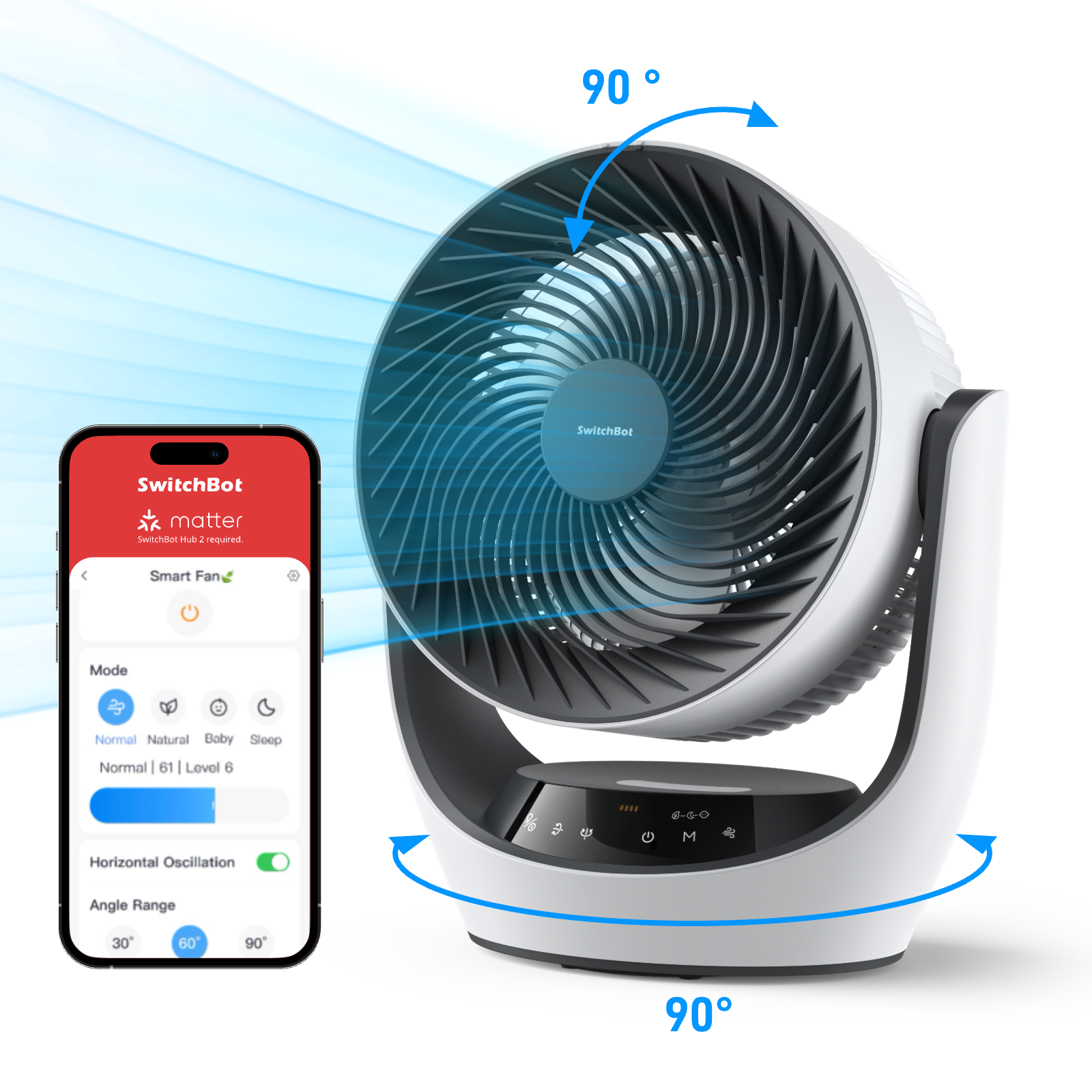 SwitchBot Smart Circulator Fan