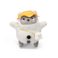 KATA Friends Outfits Yellow Rain Hat and Shoulder Bag - SwitchBot CA
