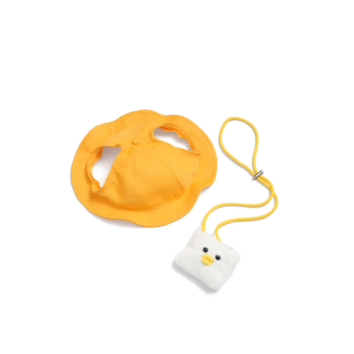 KATA Friends Outfits Yellow Rain Hat and Shoulder Bag - SwitchBot CA