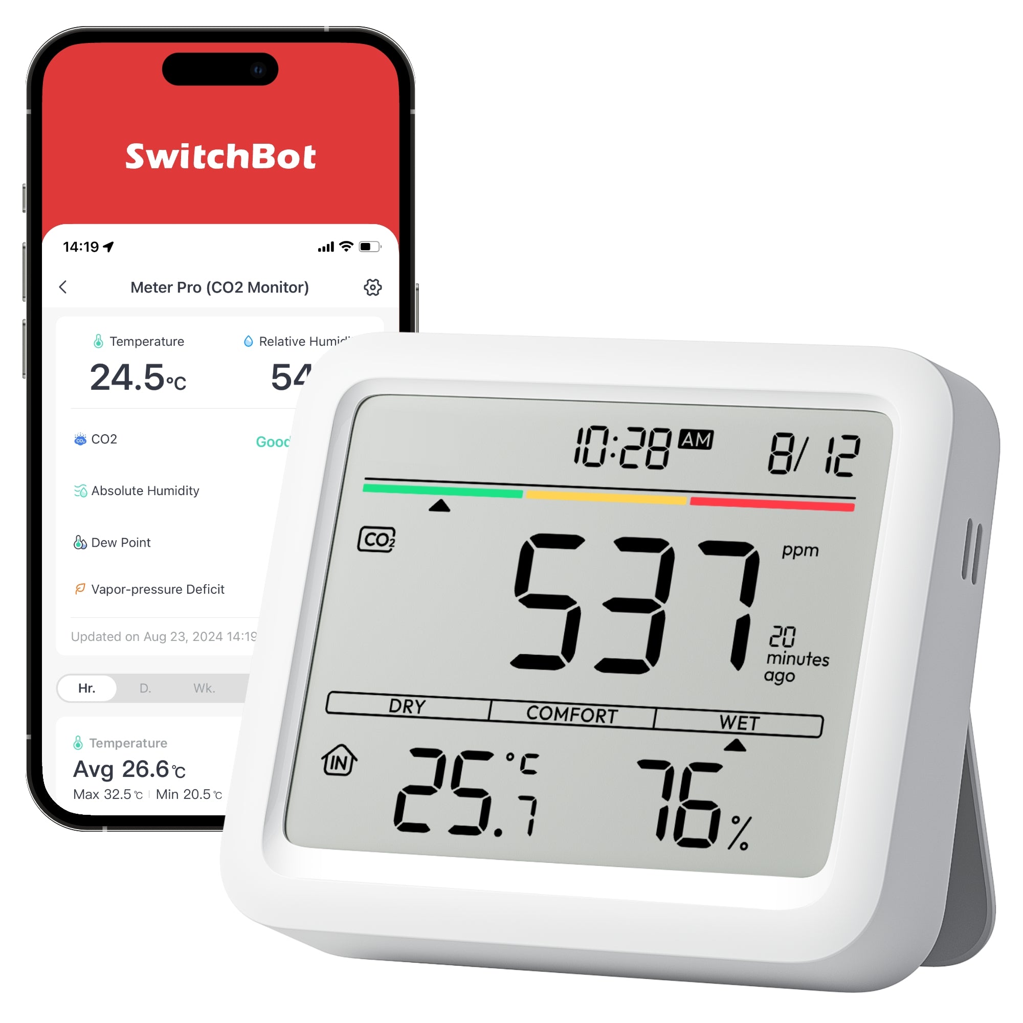 SwitchBot Meter Pro (CO2 Monitor)