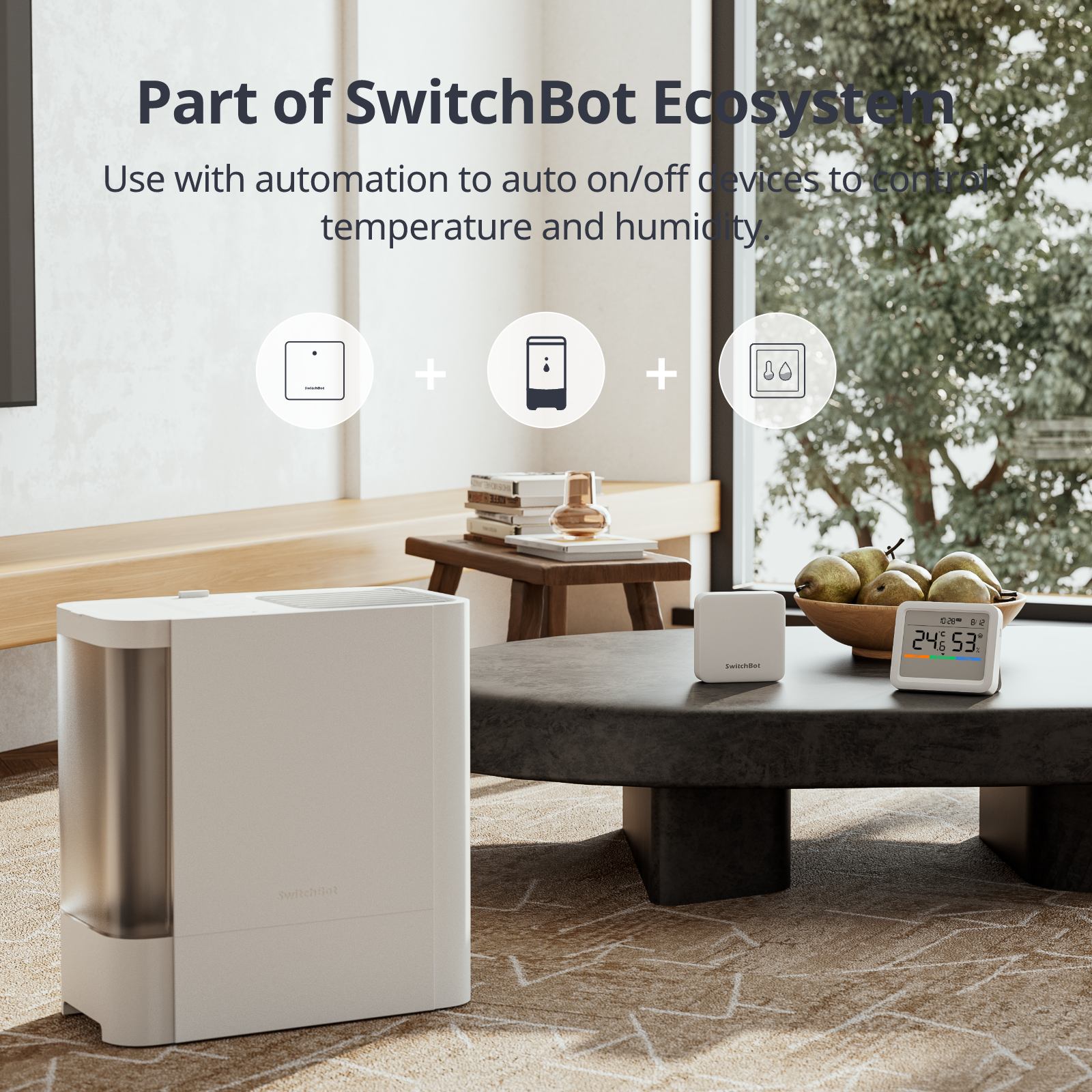 Switch Bot Meter SwitchBot Meter Pro | Smart Thermo-Hygrometer with Matter Support ...