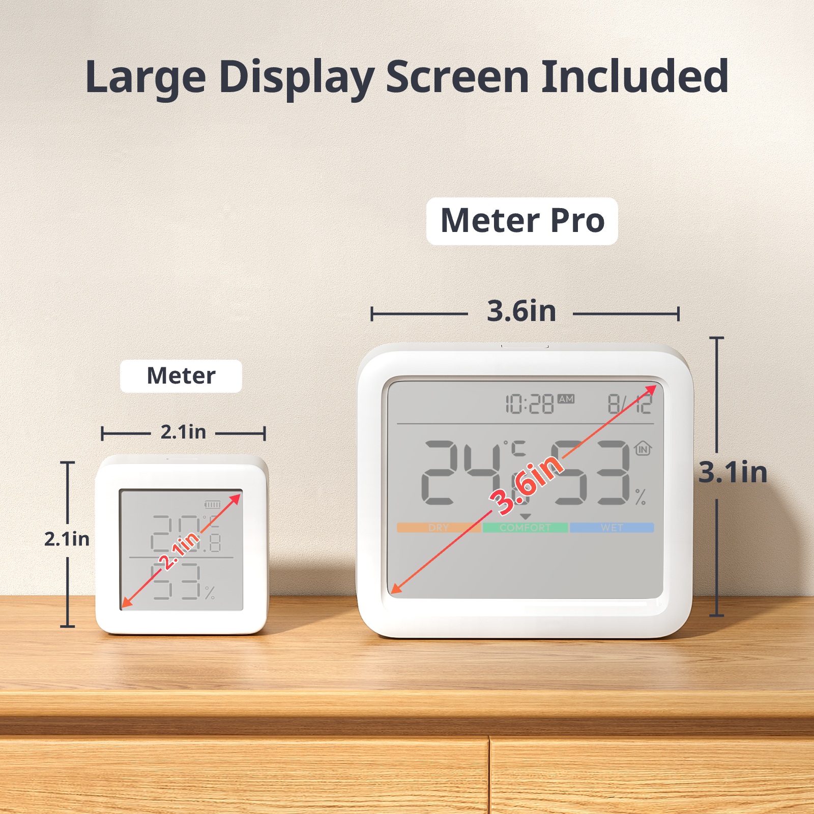 Switch Bot Meter SwitchBot Meter Pro | Smart Thermo-Hygrometer with Matter Support ...