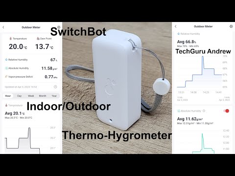 SwitchBot Indoor/Outdoor Thermo-Hygrometer