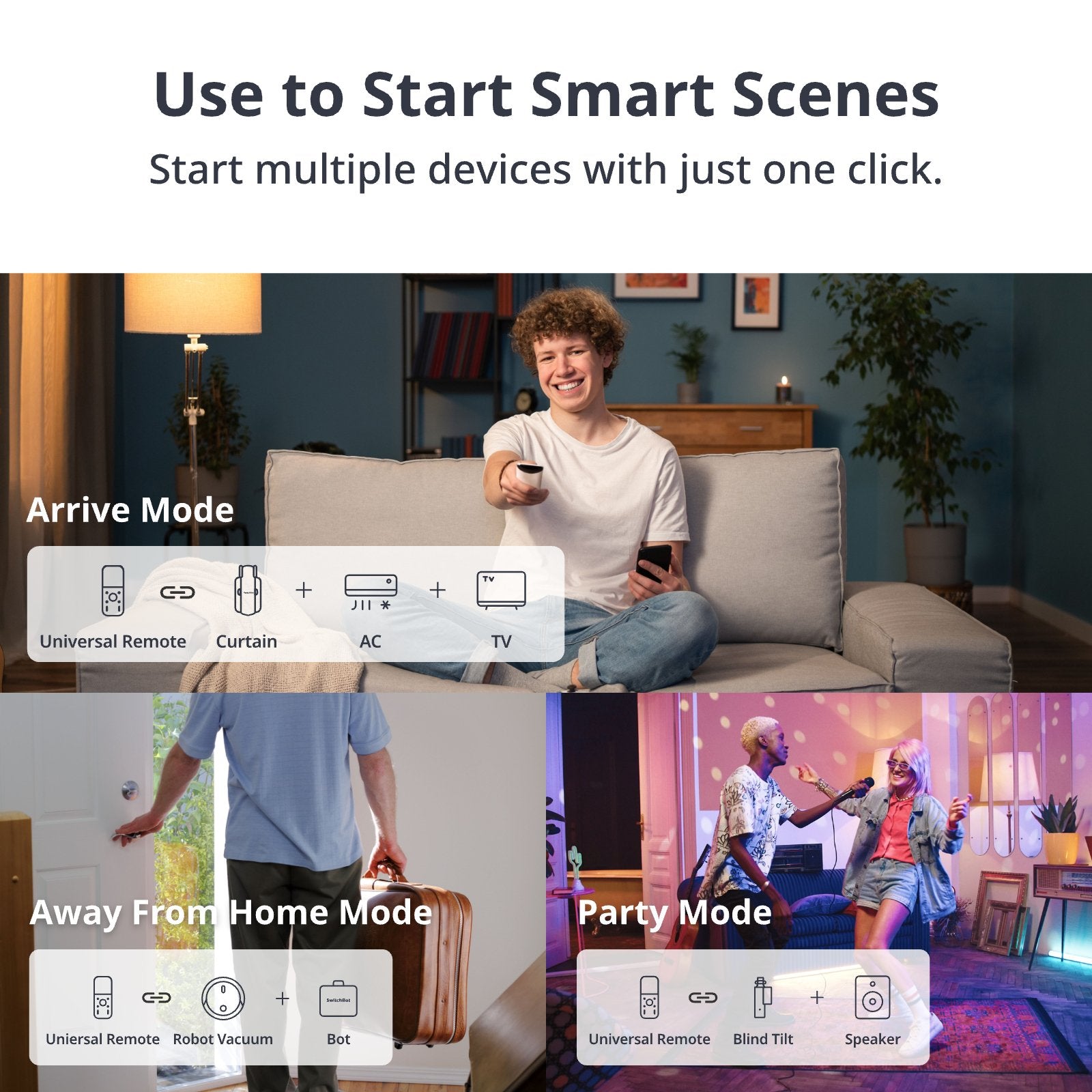 Remote Control Bot SwitchBot Universal Remote | Control 80,000+ IR Devices (Hub Required ...