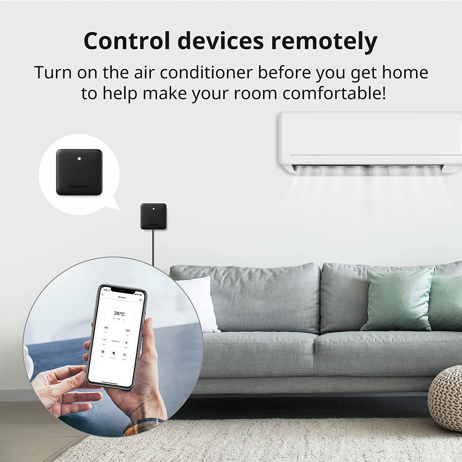 SwitchBot Hub Mini | Smart Home Hub, Universal Remote Control ...